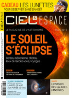magasine Ciel  et espace " le soleil s'eclipse"
