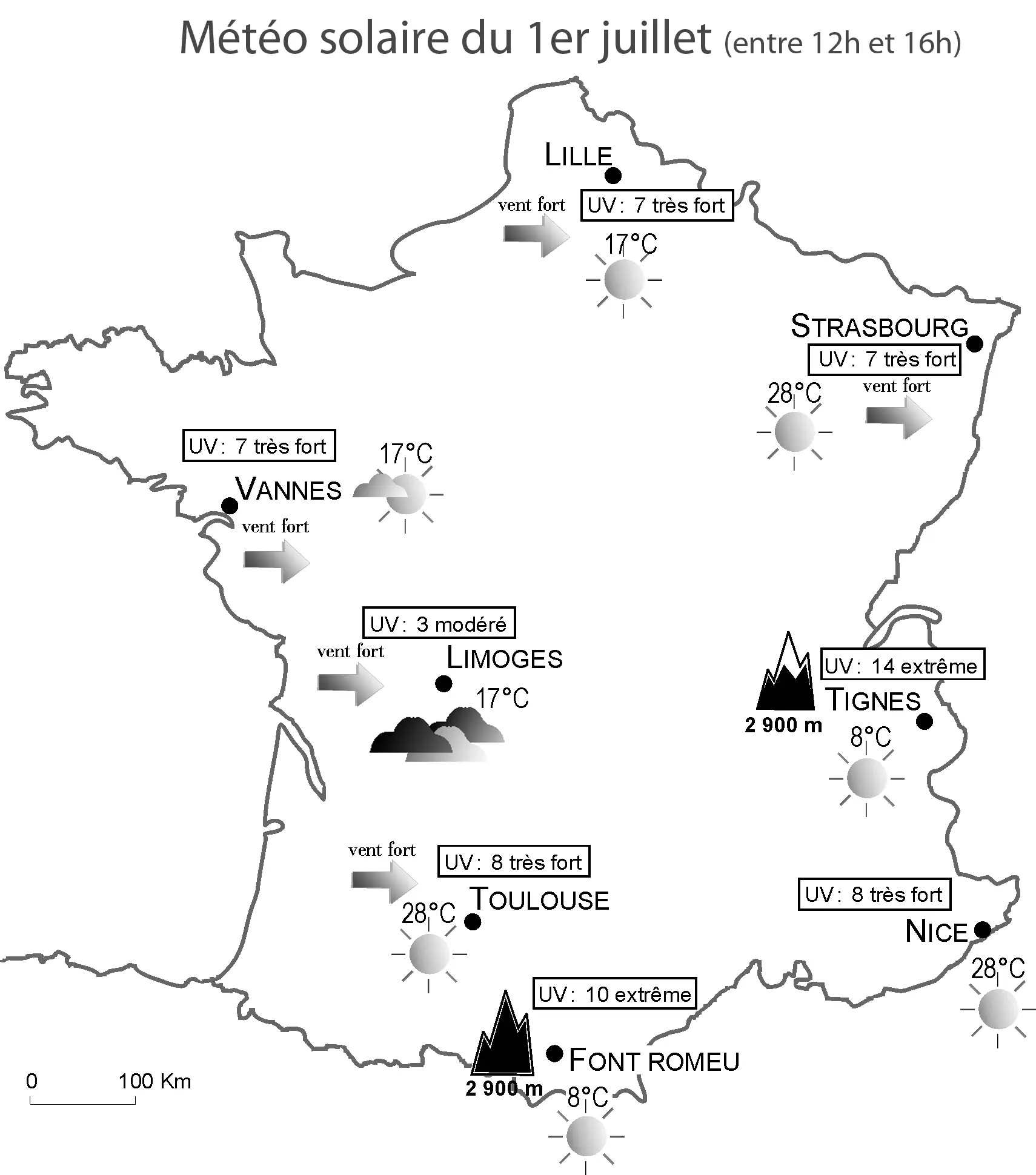 carte météo