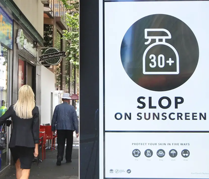 affiche de prévention en Australie
