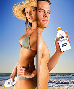 publicité crème solaire