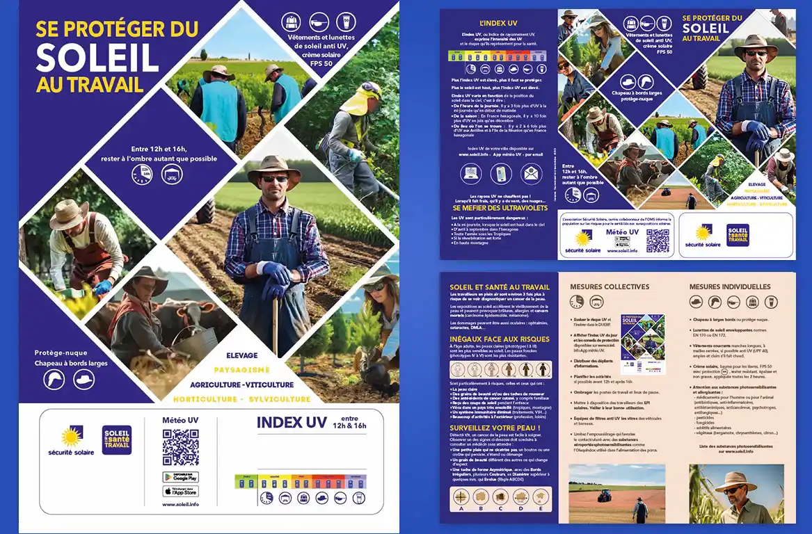 Dépliant et affiche Agriculture