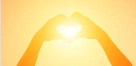 coeur au soleil