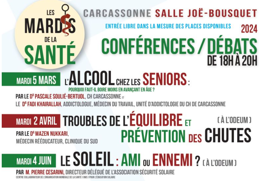 Les mardis de la santé : Conférance et débats