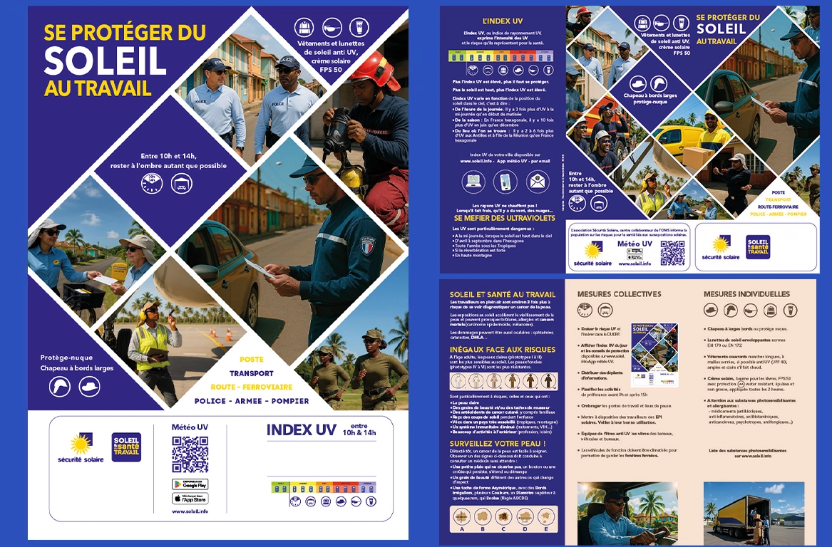 Dépliant et affiche Police - Pompier