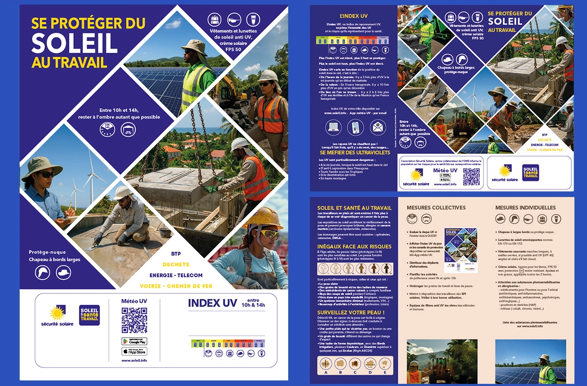 Dépliant affiche BTP