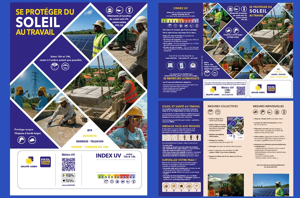 Dépliant affiche BTP