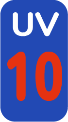 Indice d'UV 10