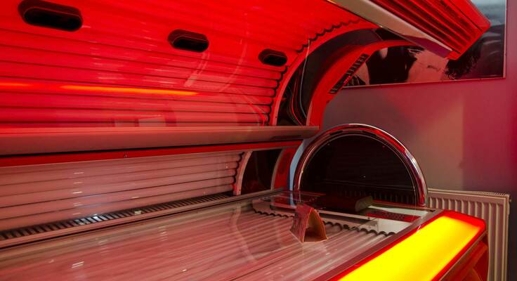 cabine uv ouverte