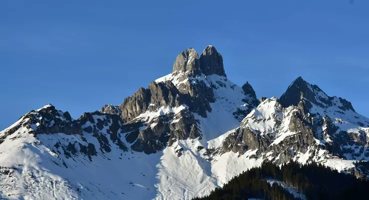 Photo d'une montagne
