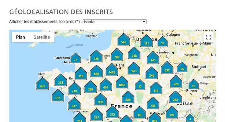 carte des ecoles vivre avec le soleil