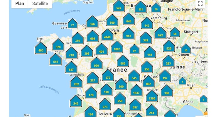 carte des ecoles vivre avec le soleil